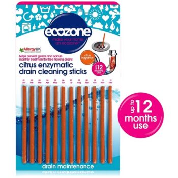 Ecozone Enzymatic Drain Cleaning Sticks Citrus (25g)