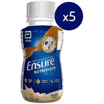 Ensure NutriVigor Ready-to-Drink Shake Vanilla (5 x 220ml)