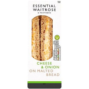 Essential Cheese & Onion Sandwich each
