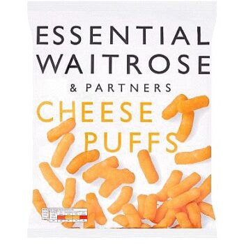 Essential Cheese Puffs Snacks Sharing Crisps (100g)