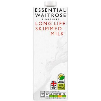 Essential Long Life Skimmed Milk (1 Litre)