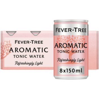 Fever-Tree Refreshingly Light Aromatic Tonic Water Cans 8x150 (8 x 150ml)