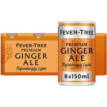 Fever-Tree Refreshingly Light Ginger Ale Cans 8x150 (8 x 150ml)