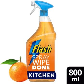 Flash Spray Wipe Done Mandarin Hygiene Kitchen Cleaning Spray (800ml)