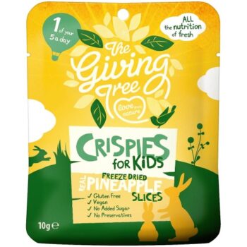 Giving Tree Freeze Dried Pineapple Crispies for Kids (10g)