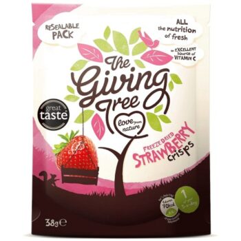 Giving Tree Freeze Dried Strawberry Crisps (38g)