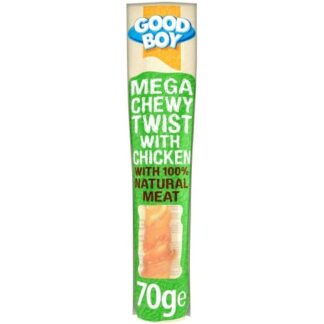 Good Boy Pawsley & Co Mega Chewy Twist with Chicken Dog Treats (70g)