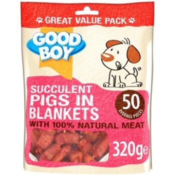 Good Boy Pawsley & Co Succulent Pigs in Blankets Dog Treats (320g)