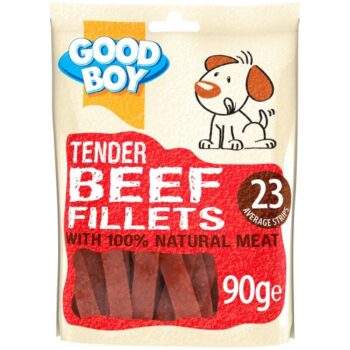Good Boy Tender Beef Fillets Dog Treats (90g)