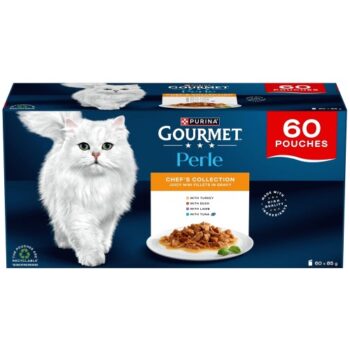Gourmet Perle Cat Food Chef's Collection Mixed (60 x 85g)