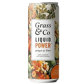 Grass & Co. Liquid Power Ginger & Lime Functional Drink (250ml)
