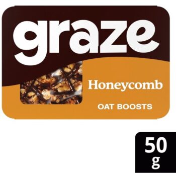 Graze Honeycomb Oat Boosts Flapjack Snack (46g)