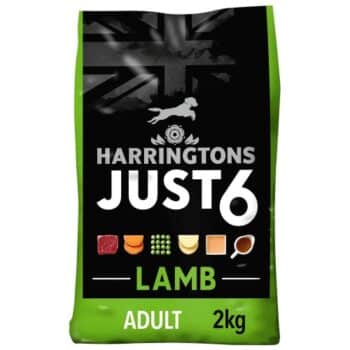 Harringtons Just 6 Lamb & Pea Dry Dog Food (2kg)