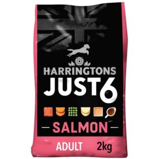 Harringtons Just 6 Salmon & Sweet Potato Dry Dog Food (2kg)