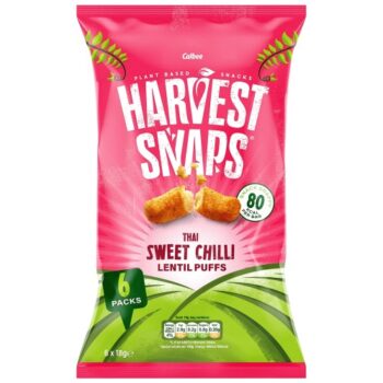 Harvest Snaps Thai Sweet Chilli Lentil Puffs Crispy (6 x 18g)