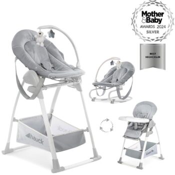 Hauck Sit n Relax 3 in 1 Stretch Grey