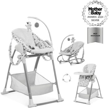 Hauck Sit N Relax Highchair 3in1 Grey