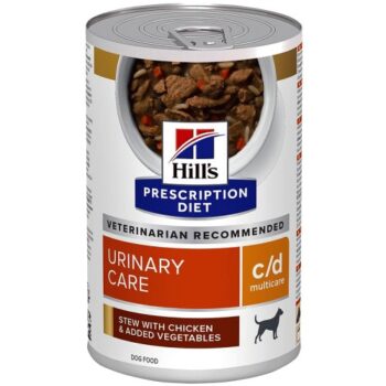 Hill's Prescription Diet C D Multicare Urinary Care Wet Adult Dog Food Tin (12 x 354g)