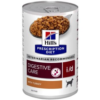 Hill's Prescription Diet I D Digestive Care Wet Adult Dog Food Turkey Cans (12 x 360g)