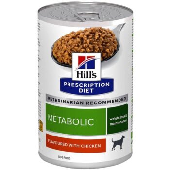 Hill's Prescription Diet Metabolic Weight Management Wet Dog Food Chicken (12 x 370g)