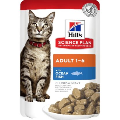 Hill's Science Plan Adult Wet Cat Food Ocean Fish (12 x 85g)