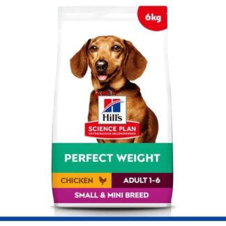 Hill's Science Plan Perfect Weight Small And Mini Dry Adult Dog Food Chicken (6kg)