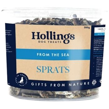 Hollings Sprats Dogs Treats Tub (500g)