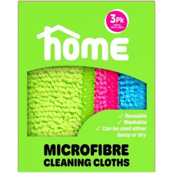 Home Micro Fibre Cleaning Cloths (3)