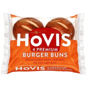 Hovis Premium Burger Buns Rolls (4)