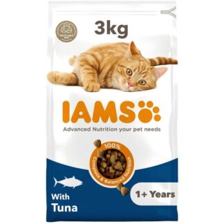 IAMS 1 Years Adult Dry Cat Food Tuna (3kg)