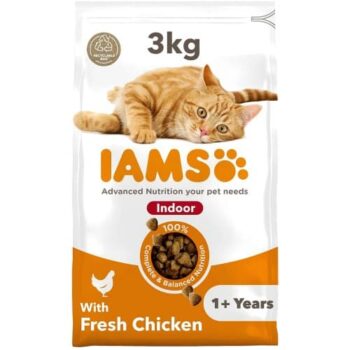 IAMS 1 Years Indoor Dry Cat Food Chicken (3kg)
