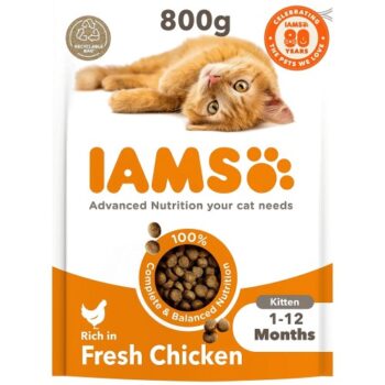 IAMS Advanced Nutrition Kitten Food Fresh Chicken (800g)