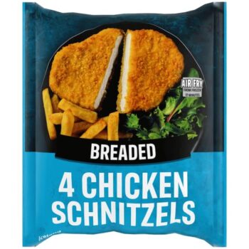 Iceland 4 Breaded Chicken Schnitzels