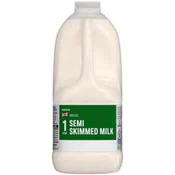 Iceland British Semi-Skimmed Milk (1 Litre)