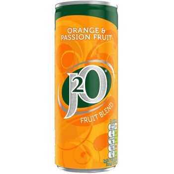 J2O Orange & Passion Fruit Can (250ml)