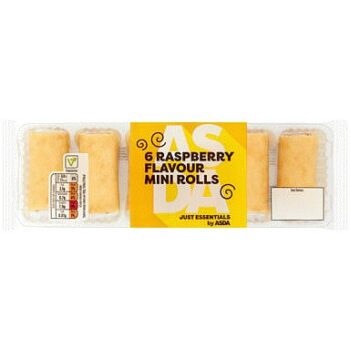 JUST ESSENTIALS by ASDA Just Essentials 6 Raspberry Flavour Mini Rolls