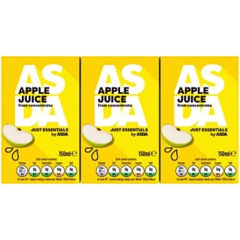 JUST ESSENTIALS by ASDA Just Essentials Apple Juice from Concentrate (150ml)
