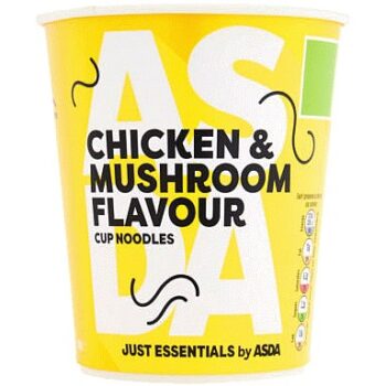 JUST ESSENTIALS by ASDA Just Essentials Chicken & Mushroom Flavour Cup Noodles (70g)