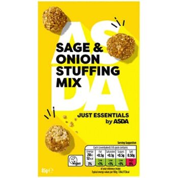 JUST ESSENTIALS by ASDA Just Essentials Sage & Onion Stuffing Mix (85g)