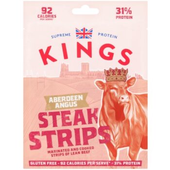 Kings Elite Snacks Aberdeen Angus Steak Strips