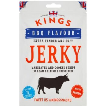 Kings Elite Snacks BBQ Beef Jerky Titan Pack (350g)