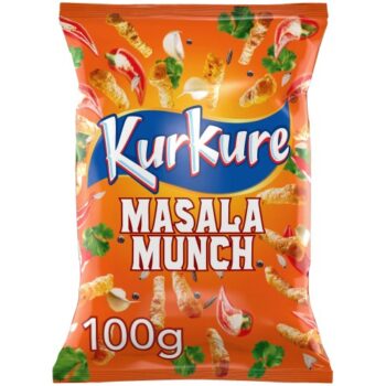 Kurkure Masala Munch Sharing Bag Crisps (100g)