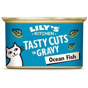 Lily's Kitchen Cat Ocean Fish Tasty Cuts in Gravy Wet Food for Cats (85g)