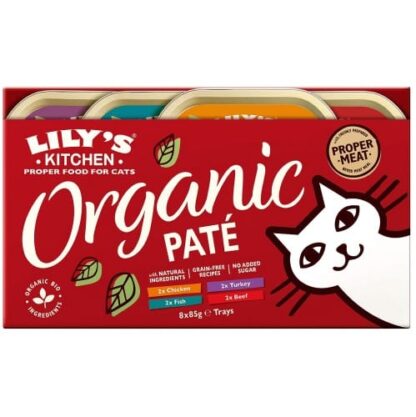 Lily's Kitchen Cat Organic Pate Multipack (8 x 85g)