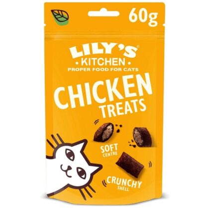 Lily's Kitchen Chicken Pillow Treats for Cats (60g)