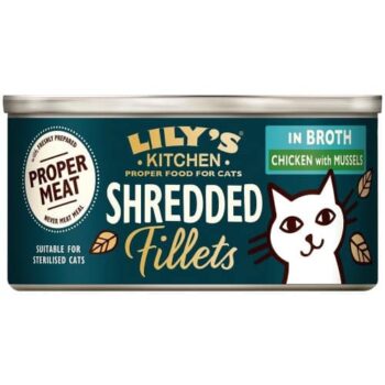 Lily's Kitchen Shredded Fillets Chicken & Mussels Wet Cat Food (70g)