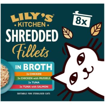 Lily's Kitchen Shredded Fillets Multipack Cat Food (8 x 70g)