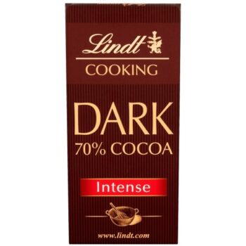 Lindt 70% Dark Cooking Chocolate Bar (200g)