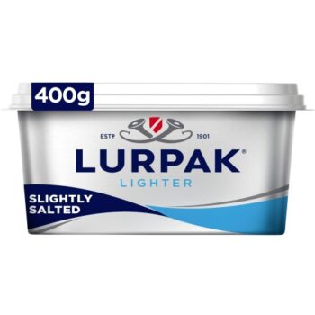 Lurpak Lighter Spreadable Blend of Butter & Rapeseed Oil (400g)