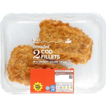 M&S 2 Breaded Cod Fillets